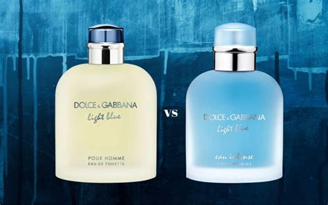 D&G Light Blue Vs. Light Blue Intense .